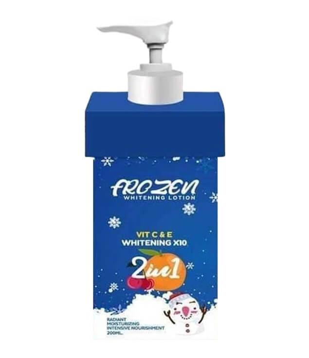 GLUTA FROZEN | WHITENING LOTION 2 IN 1 VIT C & E WHITENING X10